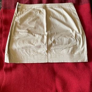 Brooks Brothers Cream Skirt 14